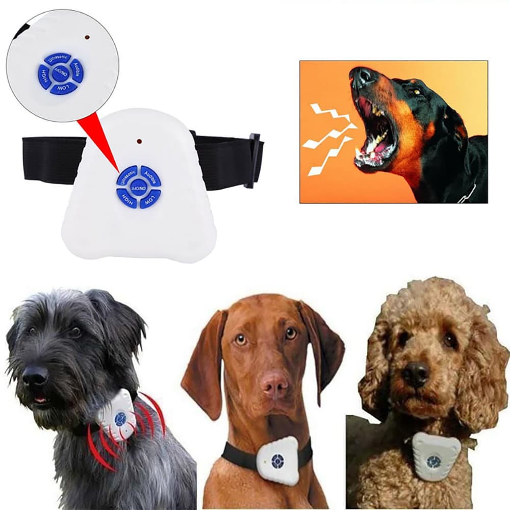 collier anti aboiement petit chien Ultrasonique Collier dressage chien